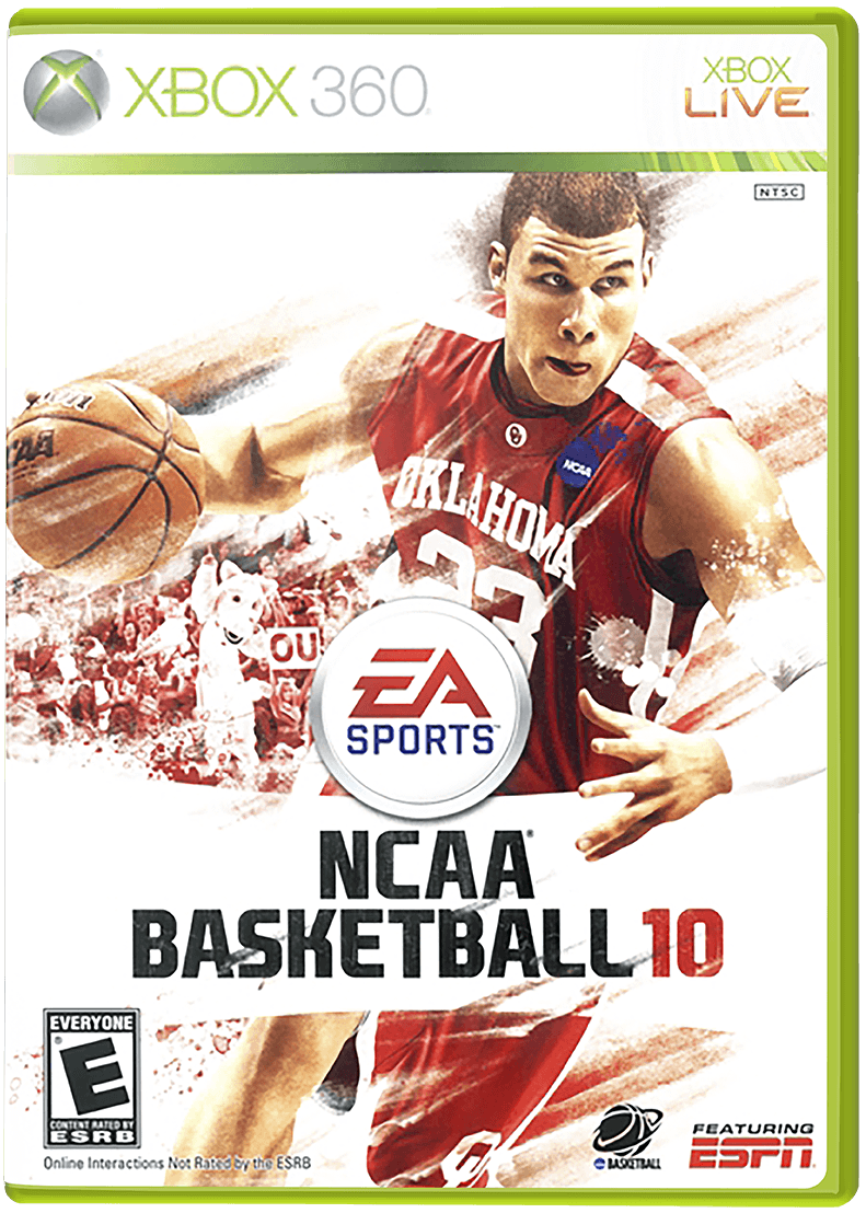NCAA Basketball 10 box art for Xbox 360